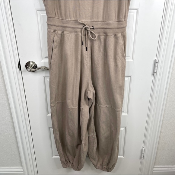 FREE PEOPLE Throw And Go Onesie Jumpsuit Cement NEW Size L - Picture 5 of 11